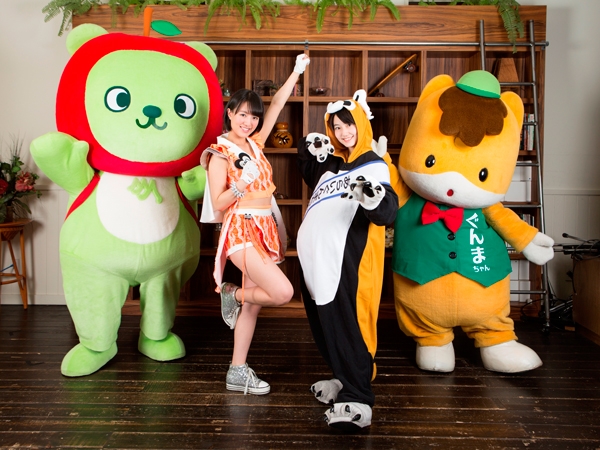 アップアップガールズ（仮）新井愛瞳と関根梓 群馬県・長野県公認「地元アピール決戦」の火蓋が切られた！