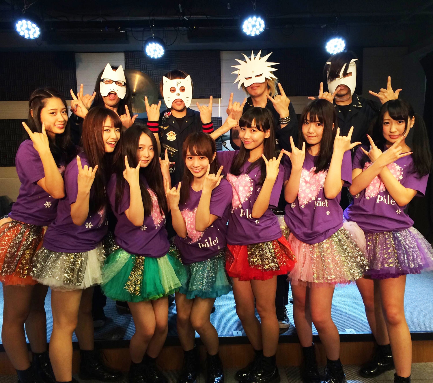 「7人組アイドルユニット「palet」の4thシングル収録曲「Shake My Soul」の作詞作曲・演奏を同じレーベルの流田Projectが担当!2組のコラボ演奏動画が公開!」